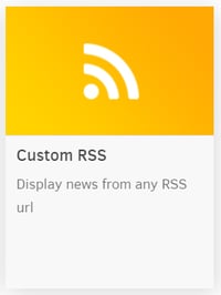 Custom RSS アイコン